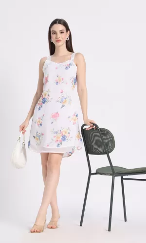 Silselah-Floral Print Summer Dress